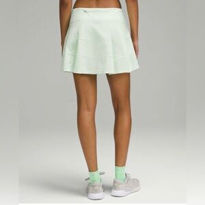 Lululemon Pace Rival Mid-Rise Skirt Tennis (Long) – Rare Kohlrabi Green – Size 8
